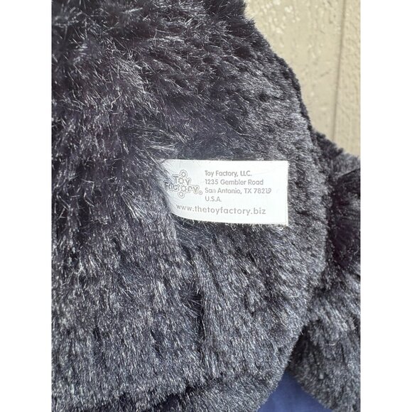 Dave & Busters Black & Yellow Plush Teddy Bear 19" Soft Stuffed Animal Toy Logo - Picture 10 of 10